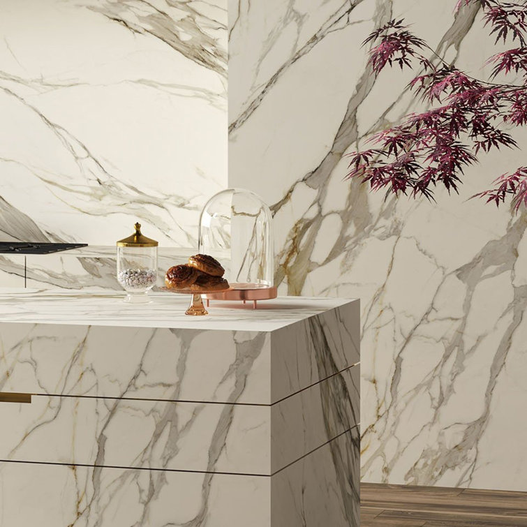 Encore Surfaces Boutique Calacatta Oro Matte Porcelain Tile